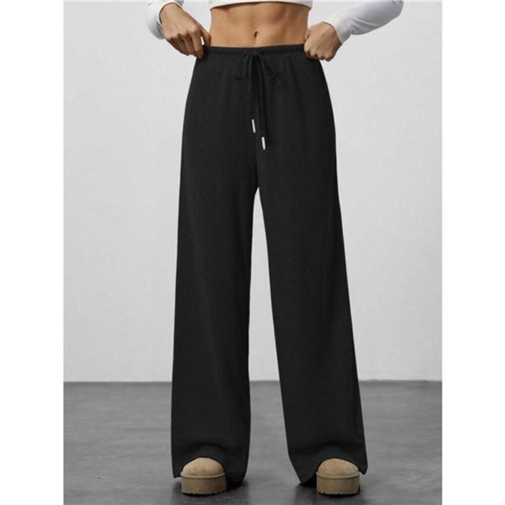 Relaxed Fit Wide Leg Pants - Picture 16 of 16